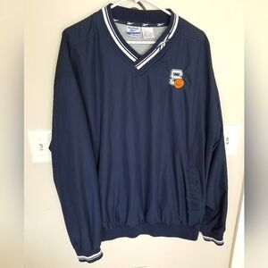 Vintage Reebok Syracuse "runnin bluedevils" Basketball Pullover Windbreaker🏀
